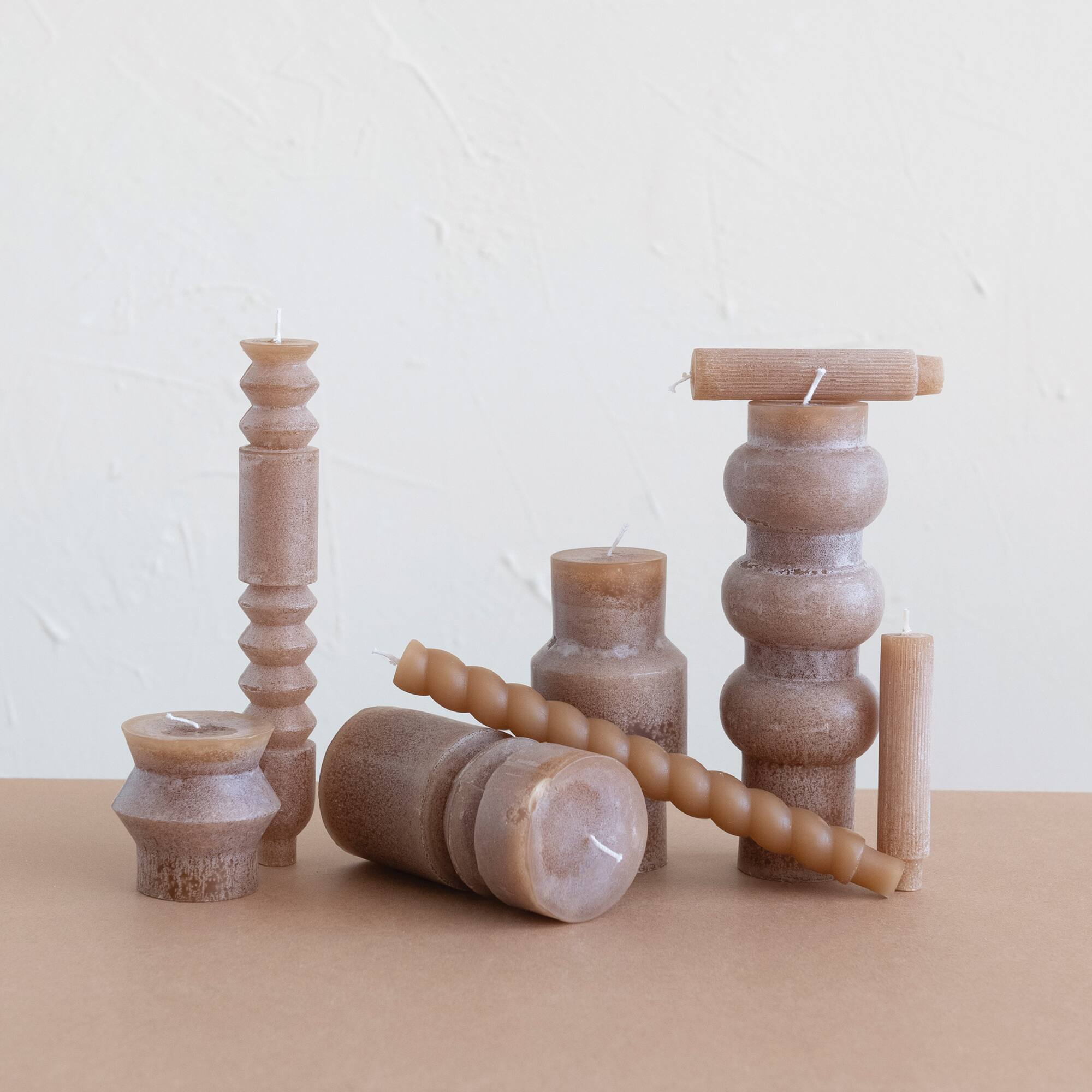 Hello Honey® 10" Unscented Totem Taper Candles in Box